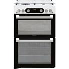 Hotpoint HD67G02CCW/UK Gas Cooker with Gas Hob 61cm Free Standing White A+/A+