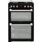 Hotpoint HDM67G0C2CB/UK Gas Cooker with Gas Hob 60cm Free Standing Black A+/A+