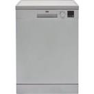 Beko DVN04X20S Full Size Dishwasher Silver E Rated