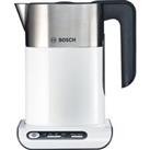 Bosch TWK8631GB Styline White / Stainless Steel Kettle with Temperature
