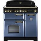 Rangemaster CDL90EISB/B Classic Deluxe 90cm Electric Range Cooker 5 Burners A/A