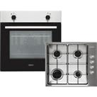 Zanussi ZPG2000BXA Built In Single Ovens & Gas Hob Stainless Steel A Rated