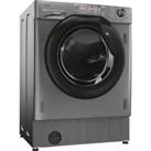 Haier HWDQ90B416FWBRUK Built In Washer Dryer 9Kg 1600 rpm Graphite D Rated