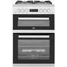 Beko KDG653S Gas Cooker with Gas Hob 60cm Free Standing Silver A+/A New