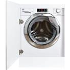 Hoover HBWS49D1ACE 9Kg Washing Machine Integrated White / Chrome 1400 RPM C