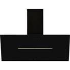 Elica SHY-BLK-90 Built In 90cm 3 Speeds Chimney Cooker Hood Black Glass A Rated