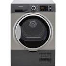 Hotpoint H3D91GSUK 9Kg Condenser Tumble Dryer Graphite B Rated