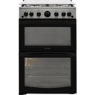 Indesit ID67G0MCX/UK Gas Cooker with Gas Hob 60cm Free Standing Silver A+/A+