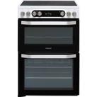 Hotpoint HDM67V9HCW/UK/1 60cm Free Standing Electric Cooker with Ceramic Hob