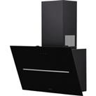 Elica SHY-BLK-60 Built In 60cm 3 Speeds Chimney Cooker Hood Black Glass A Rated