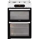Hotpoint HDM67G0CCW/UK Gas Cooker with Gas Hob 60cm Free Standing White A+/A+