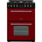 Belling Farmhouse60DF Free Standing A/A Dual Fuel Cooker with Gas Hob 60cm Hot