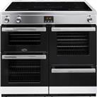 Belling Cookcentre100Ei 100cm Electric Range Cooker 5 Burners A/A Stainless