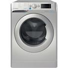 Indesit BDE86436XSUKN Free Standing Washer Dryer 8Kg 1400 rpm Silver D Rated