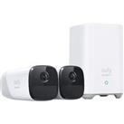 Eufy T88513D1 eufyCam 2 Pro - 2 Camera Kit 2K White Indoor & outdoor Smart Home