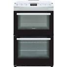 Zanussi ZCG43250WA Gas Cooker with Gas Hob 55cm Free Standing White A/A New