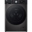 LG F4Y710BBTA1 10Kg Washing Machine Black Metallic 1400 RPM A Rated