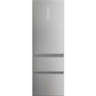 Haier HTW5618ENMG 3D 60 Series 5 60cm Free Standing Fridge Freezer Stainless