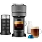 Nespresso by Magimix 11711 Vertuo Next & Milk Pod Coffee Machine 1260 Watt Dark