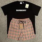 ?? Burberry T-Shirt & Swim Short Set ?? 100% AUTHENTIC ?? BRAND NEW WITH TAGS ?? - S, M, L, XL R