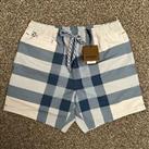 ?? Burberry Check Swim Shorts In Blue ?? 100% AUTHENTIC ?? BRAND NEW WITH TAGS?? - S, XL Regular