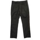 Burberry Women Black Uniform Pants Wool/mohair UK 16 Size 48 Satin Side Stripe - 16 Regular