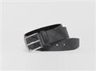 BURBERRY - Belt - Black Grey Check Canvas & Leather Silver Buckle 90cm New&Tags - 90 Regular
