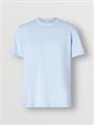 BURBERRY - T-Shirt - Light Sky Blue Cotton TB Logo - Size S New&Tags - S Regular