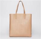 BURBERRY - Tote Bag - Large - Beige Leather TB Logo -Shoulder Straps- NEW&TAGS