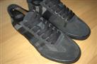 BURBERRY Black Suede & Leather Trimmed Sneakers 40/7