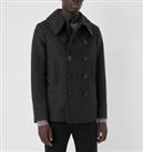 BURBERRY -Pea Coat- Grey Wool Double-Breasted Check - 48UK/ 38US/ M - New&Tags - 48 Regular