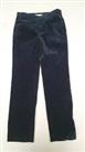 X560 GIRLS BURBERRY NAVY BLUE HOOK & ZIP TROUSERS AGE 10 YEARS W25 L24