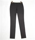 BURBERRY Trousers Women UK 4-6 Black Slim Fit Tappered Wool Office Pants W28 L36 - 4 Regular