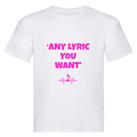 Burberry @ Perry@ KID'S tshirt tee shirt t LYRIC gift custom MUSIC pink