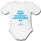 Burberry @ Perry babygrow Baby vest grow music gift FAN GIFT CUSTOM NAME