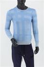 Burberry Men Knitwear Small Size Blue Color With Stitching Scratch