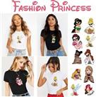 Fashion Princess Disney Tshirt Parody Brands Streetwear Summer Slim Fit - XL Regular