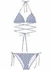 Burberry Monogram Bikini In Blue Ladies XS Brand New With Tags (RRP:£420) - XS Regular
