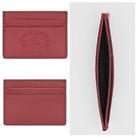 BURBERRY EMBOSSED CREST SMOOTH LEATHER CARD HOLDER/CASE