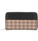 Burberry Vintage Signature Scale Check Ziparound Wallet Yellow/Black