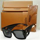 Burberry Sunglasses Oversized Black Large Square Logo B 4312 3001/87