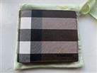 Burberry Check & Leather Bifold Card Wallet - Dark Birch Brown - NEW Rrp - £310