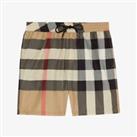 Burberry Exaggerated Check Drawcord Swim Shorts - Archive Beige - XL Regular