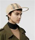 Burberry Clear Brim Check Basketball Hat | Brown | Size S/M | Cap 100% Authentic