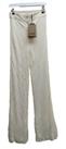 Burberry Ivory Jersey Wide Leg Lined trousers uk 6 ladies fashion BNWT - 6 Regular