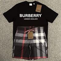 ?? Burberry T-Shirt & Swim Short Set ?? 100% AUTHENTIC ?? BRAND NEW WITH TAGS ?? - S Regular