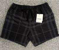 ££ Burberry Check Swim Shorts In Black ££ 100% AUTHENTIC ££BRAND NEW WITH TAGS££ - XL Regular