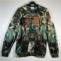 Burberry Submarine Green Graphic Sweatshirt | Jumper | Tags | Size XS - XS Regular