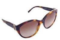 BURBERRY 4242 363413 55mm Womens Ladies Oval Square Sunglasses BROWN HAVANA GOLD