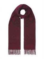 BURBERRY - Scarf - 100% Cashmere Reversible Burgundy Check/ TB New&Tags